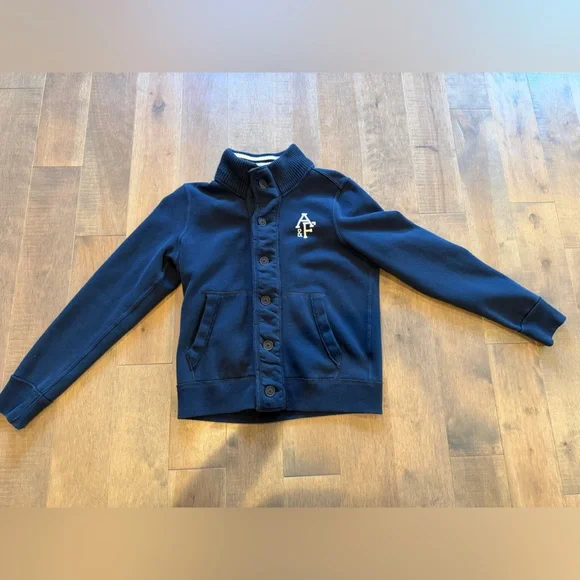 Abercrombie & Fitch Navy Jacket - Picture 2 of 8